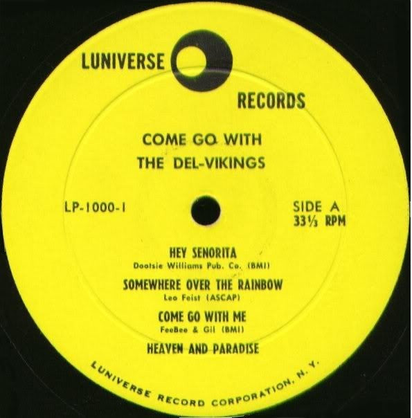 The Del Vikings* - Come Go With The Del Vikings - LP