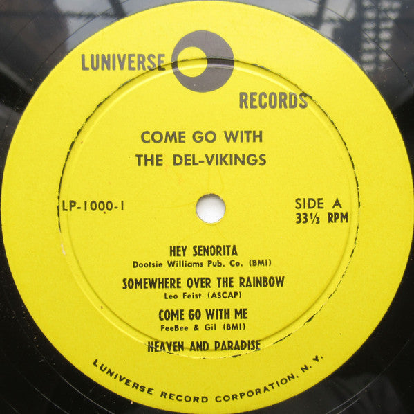 The Del Vikings* - Come Go With The Del Vikings - LP