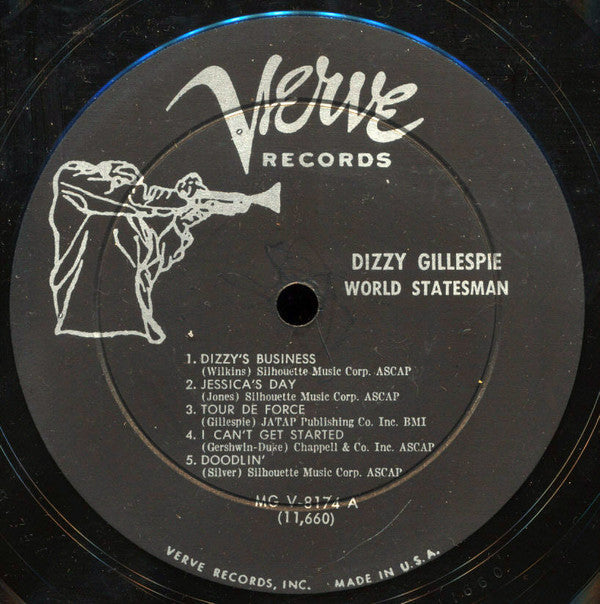 Dizzy Gillespie - World Statesman - LP