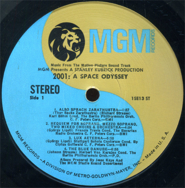 Various - 2001: A Space Odyssey (Music From The Motion Picture Sound Track) - LP