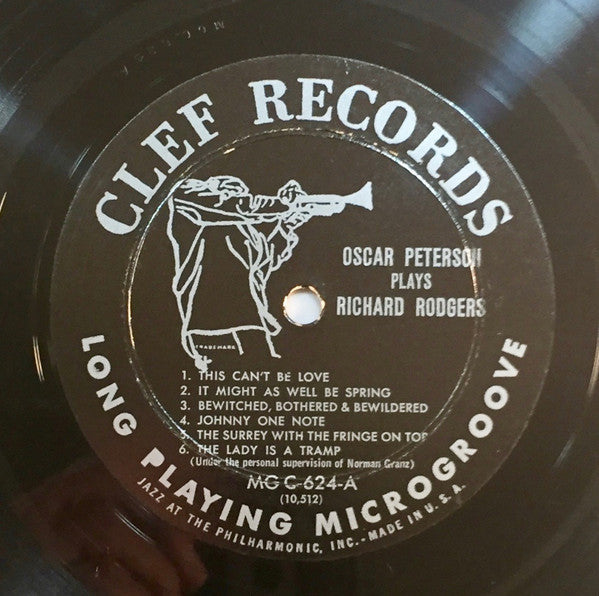 Oscar Peterson - Oscar Peterson Plays Richard Rodgers - LP