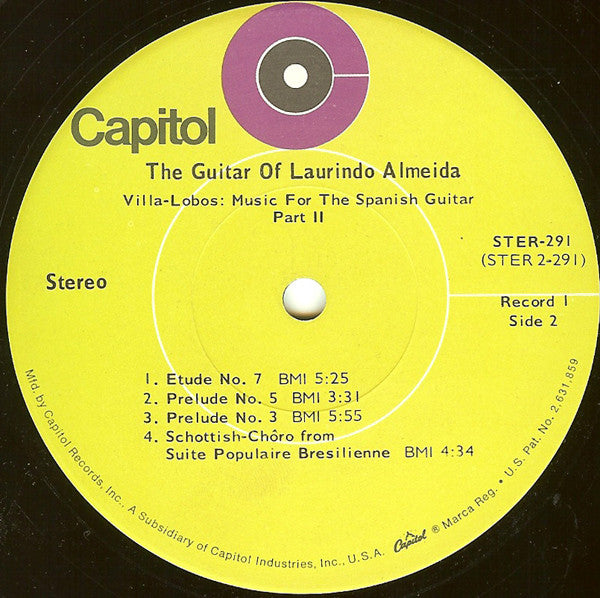 Laurindo Almeida - The Guitar Of Laurindo Almeida - LP