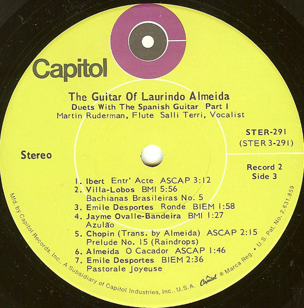 Laurindo Almeida - The Guitar Of Laurindo Almeida - LP