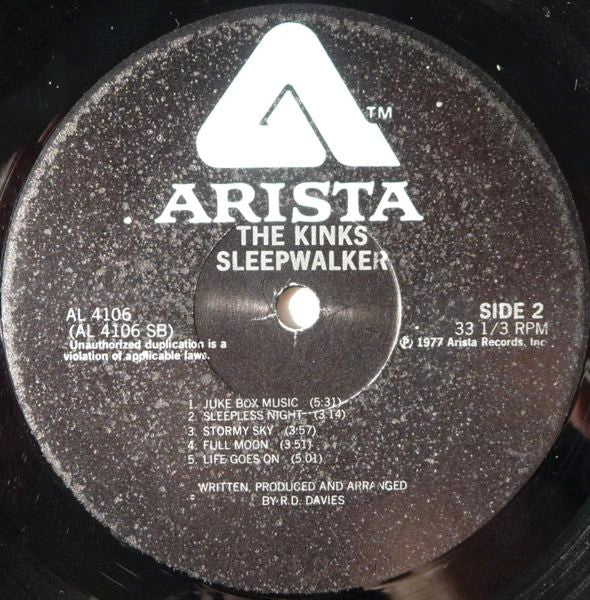 The Kinks - Sleepwalker - LP