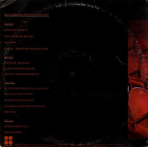 Kansas  - Two For The Show - LP