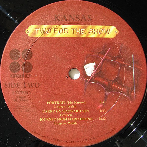 Kansas  - Two For The Show - LP