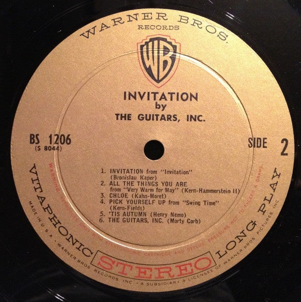 The Guitars, Inc. - Invitation - LP