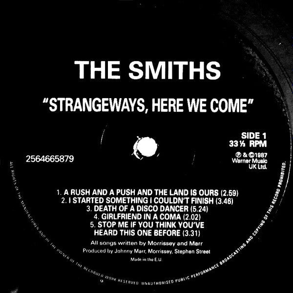 The Smiths - Strangeways, Here We Come - LP