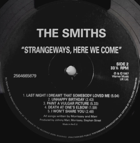 The Smiths - Strangeways, Here We Come - LP