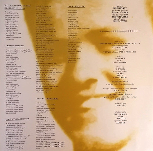 The Smiths - Strangeways, Here We Come - LP