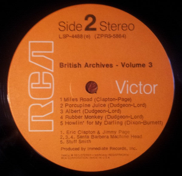 Various - British Archives Series / Blues For Collectors Vol. Three - LP