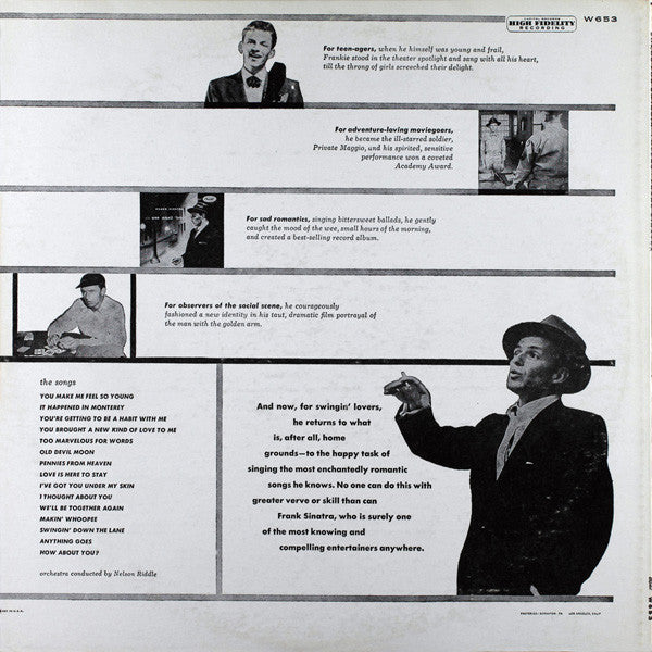 Frank Sinatra - Songs For Swingin' Lovers - LP