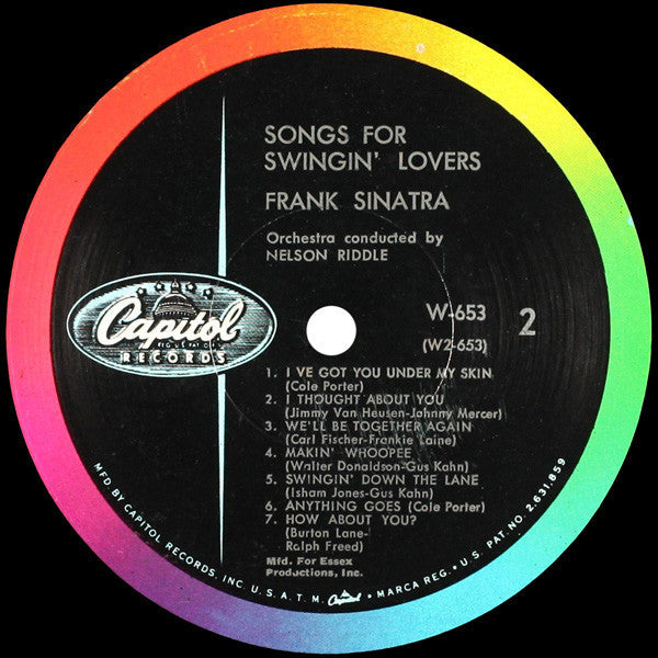 Frank Sinatra - Songs For Swingin' Lovers - LP