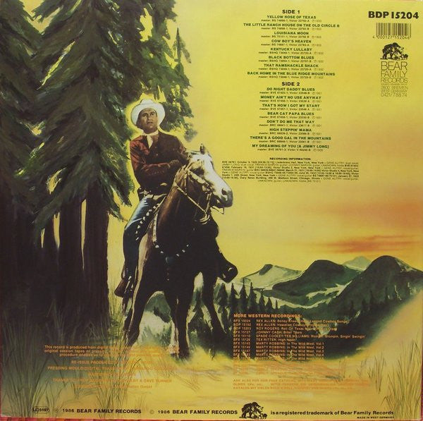 Gene Autry - Yellow Rose Of Texas - LP