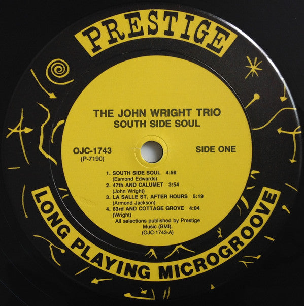 The John Wright Trio - South Side Soul - LP