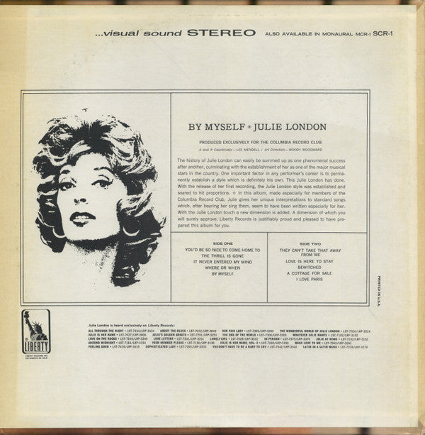 Julie London - By Myself - LP