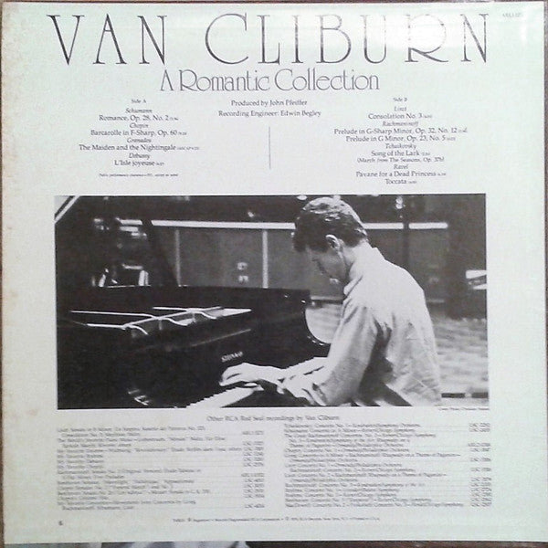 Van Cliburn / Robert Schumann · Frédéric Chopin · Enrique Granados · Claude Debussy · Franz Liszt · Sergei Vasilyevich Rachmaninoff · Pyotr Ilyich Tchaikovsky · Maurice Ravel - A Romantic Collection - LP