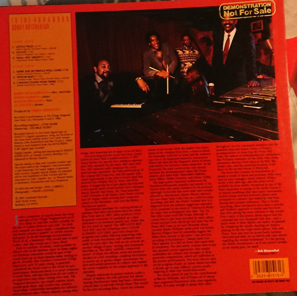 Bobby Hutcherson - In The Vanguard - LP