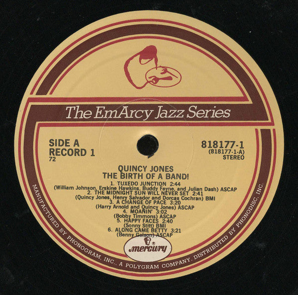 Quincy Jones - The Birth Of A Band! - LP