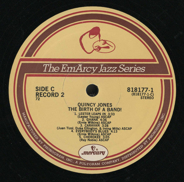 Quincy Jones - The Birth Of A Band! - LP