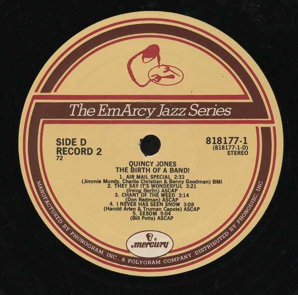 Quincy Jones - The Birth Of A Band! - LP