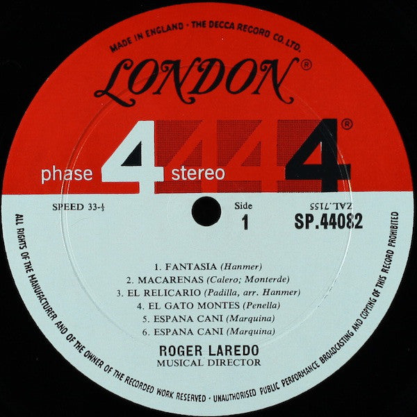 Roger Laredo - Bullfight! - LP