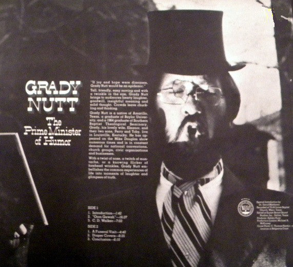 Grady Nutt - The Prime Minister Of Humor - LP