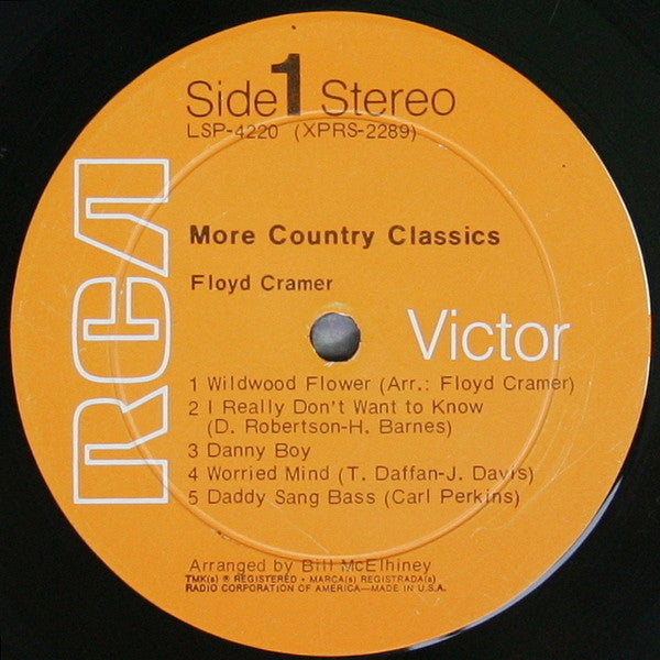 Floyd Cramer - More Country Classics - LP