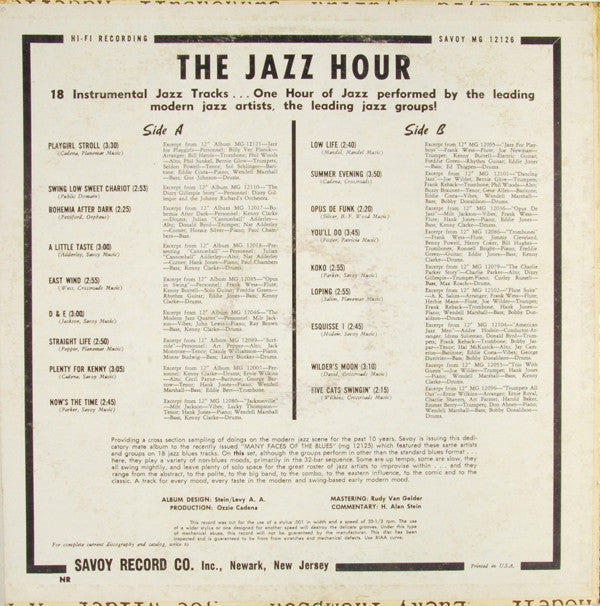 Various - The Jazz Hour - LP
