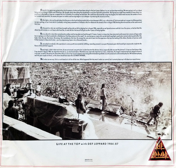 Def Leppard - Hysteria - LP