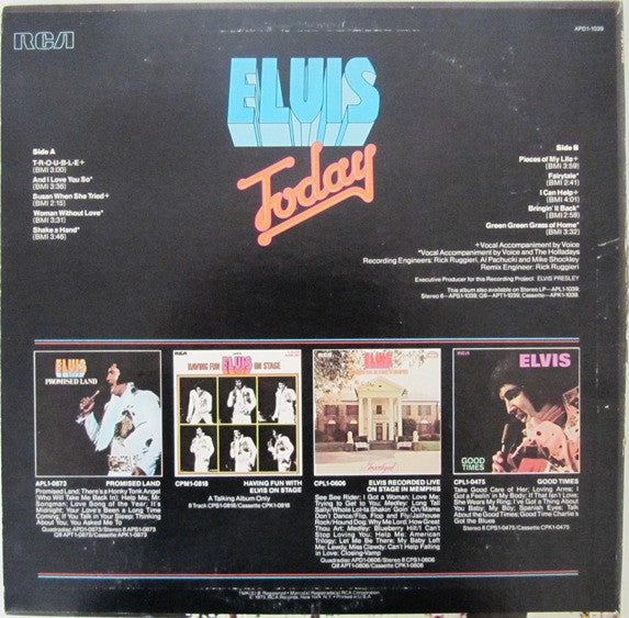 Elvis* - Today - LP
