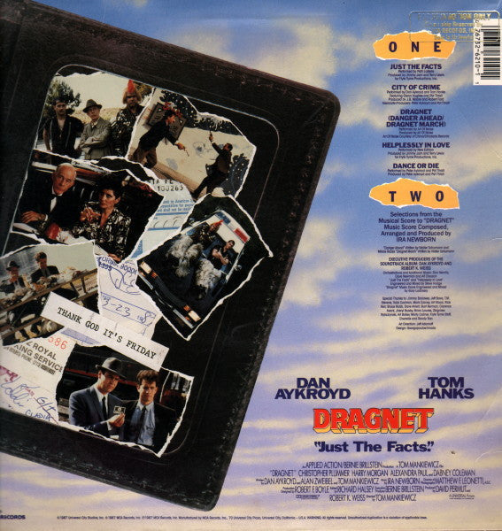 Various - Dragnet - Music From The Motion Picture Soundtrack - LP