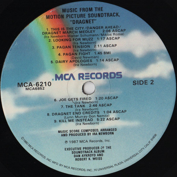 Various - Dragnet - Music From The Motion Picture Soundtrack - LP