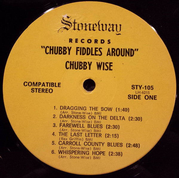 Chubby Wise - Chubby Fiddles Around - LP