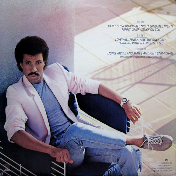 Lionel Richie - Can't Slow Down - LP