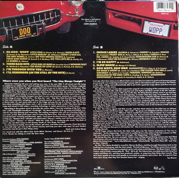 The Tokens Featuring Mitch Margo - Re-Doo-Wopp - LP