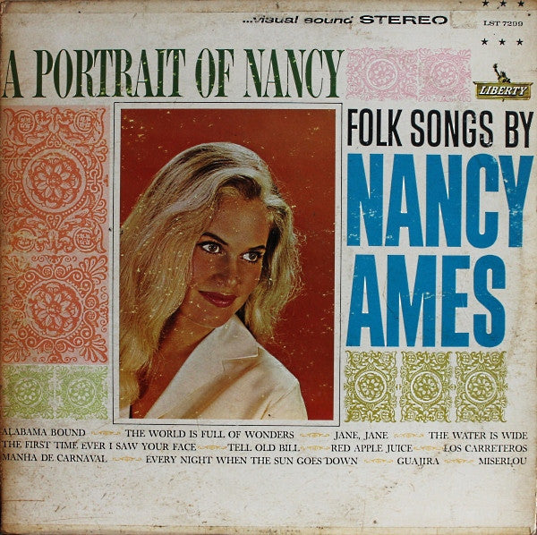 Nancy Ames - A Portrait Of Nancy (Folk Songs By Nancy Ames) - LP