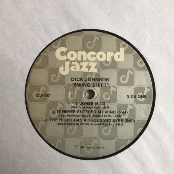 Dick Johnson  - Swing Shift - LP
