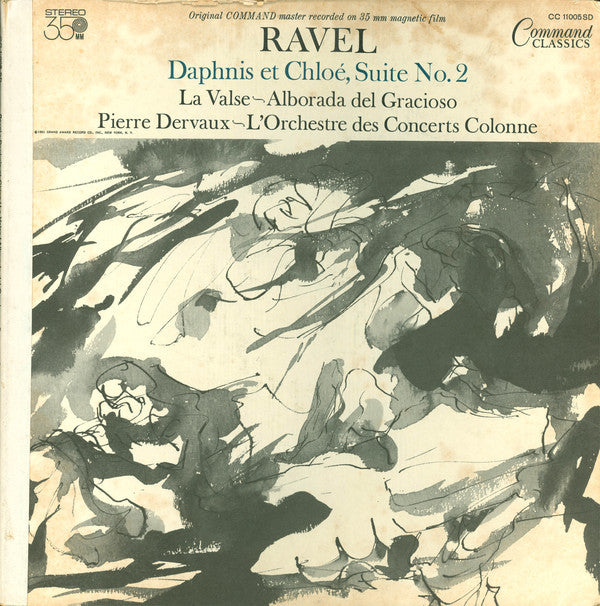 Ravel*, Pierre Dervaux ~ L'Orchestre Des Concerts Colonne* - Daphnis Et Chloé, Suite No. 2 / La Valse ~ Alborada Del Gracioso - LP