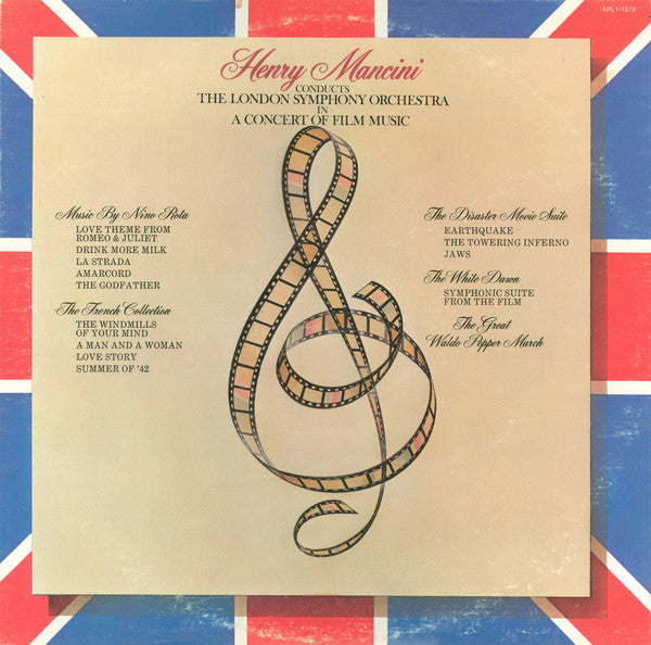 Henry Mancini Conducts The London Symphony Orchestra* - In A Concert Of Film Music - LP
