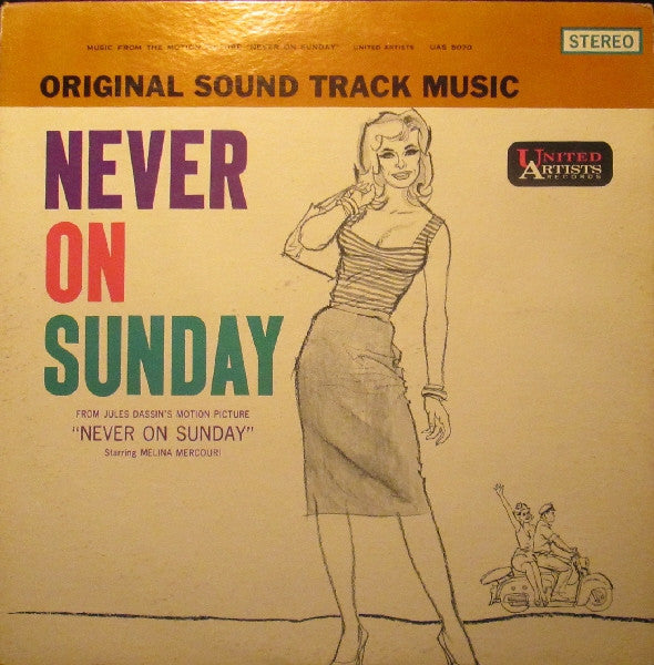 Manos Hadjidakis - Never On Sunday - LP