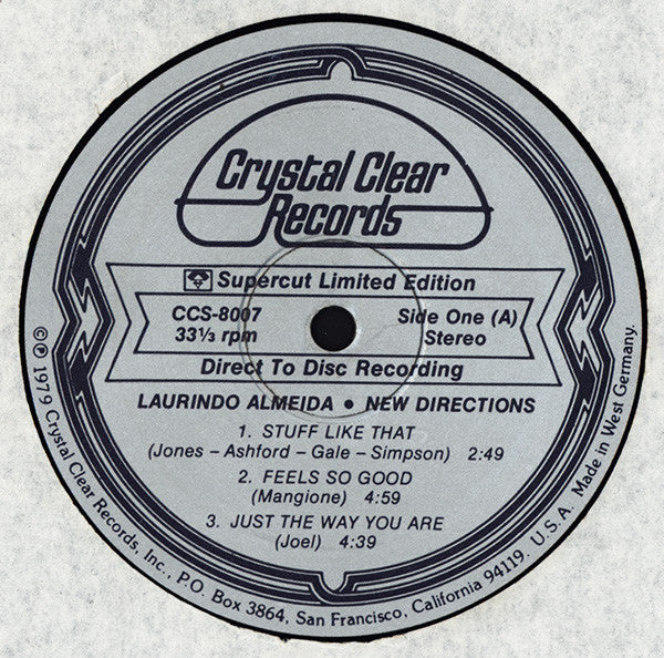 Laurindo Almeida - New Directions - LP