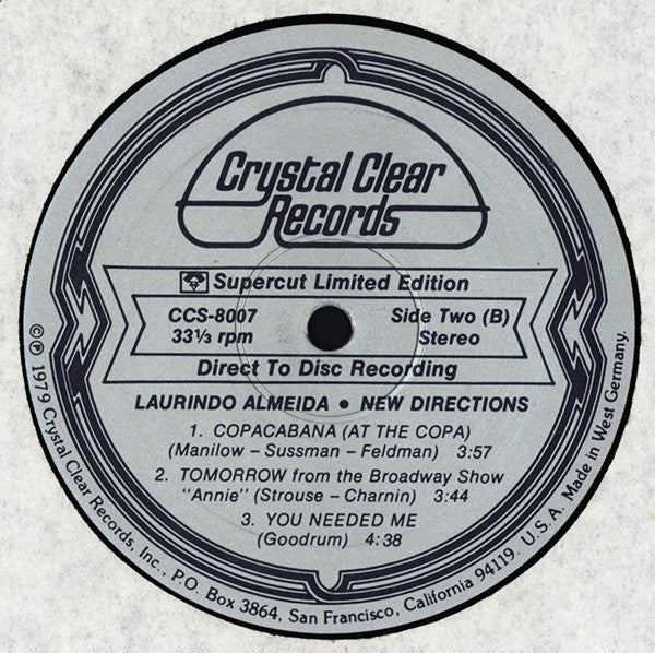 Laurindo Almeida - New Directions - LP