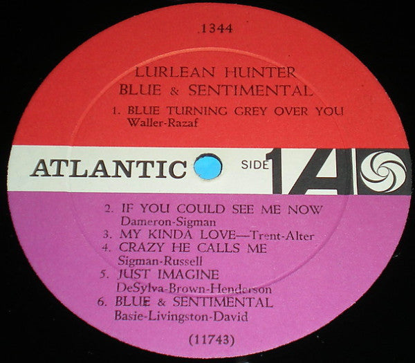Lurlean Hunter - Blue & Sentimental - LP