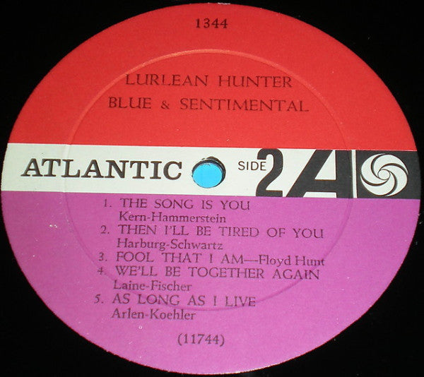 Lurlean Hunter - Blue & Sentimental - LP