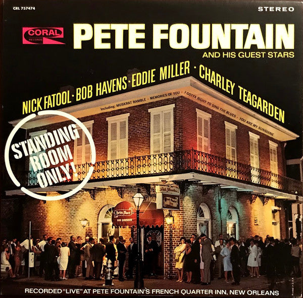 Pete Fountain - Standing Room Only - LP