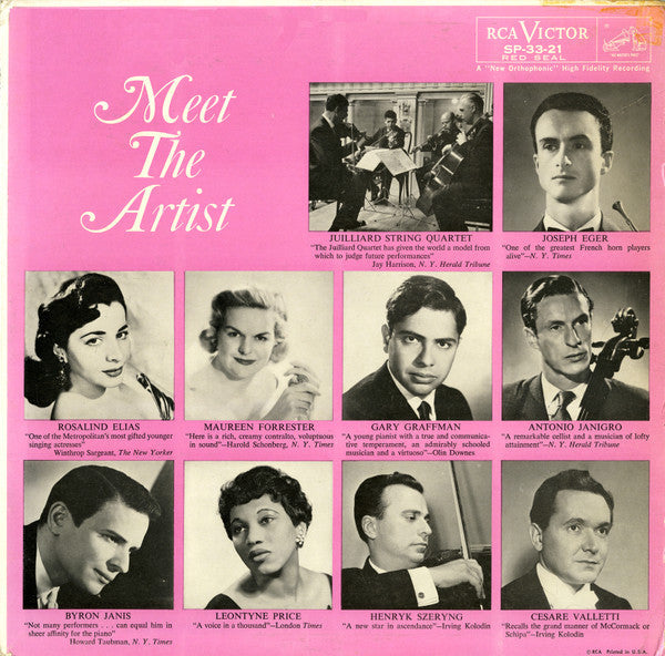 Various - Meet The Artist - LP