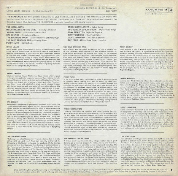 Various - The Headliners - LP