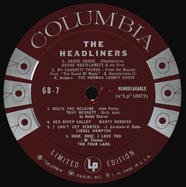 Various - The Headliners - LP
