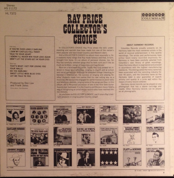 Ray Price - Collector's Choice - LP